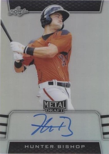 2019 Leaf Metal Draft - Hunter Bishop #BA-HB1