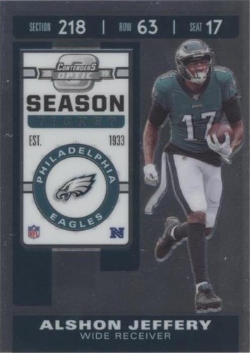 2019 Panini Contenders Optic Alshon Jeffery #53