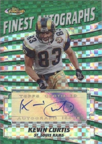 2005 Topps Finest Kevin Curtis #FA-KC
