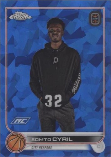 2022-23 Topps Chrome OTE Overtime Elite Sapphire Edition - Somto Cyril #14