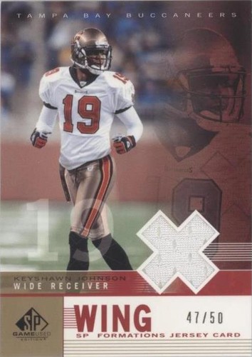 2003 SP Game Used Edition Keyshawn Johnson #F1-KJ