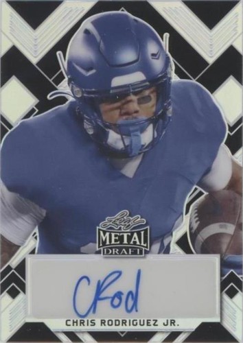 2022 Leaf Metal Draft Chris Rodriguez Jr. #PA-CRJ