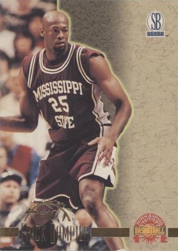 1996-97 Score Board Autographed Basketball - Erick Dampier #6