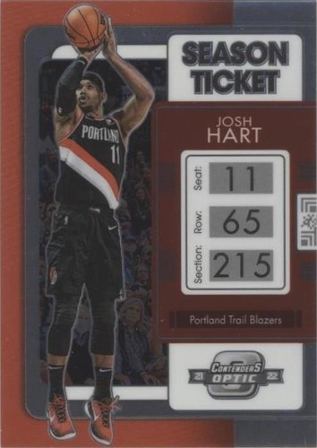 2021-22 Panini Contenders Optic - Josh Hart #81