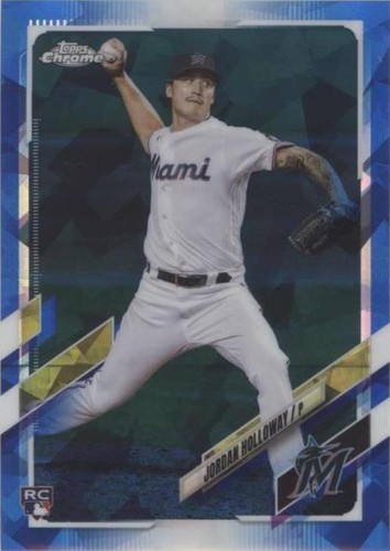 2021 Topps Chrome Update Series Sapphire Edition - Jordan Holloway #US82