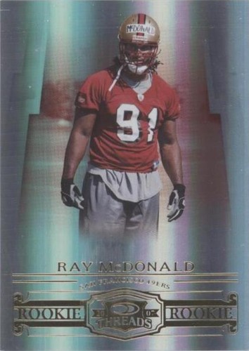 2007 Donruss Threads Ray McDonald #182