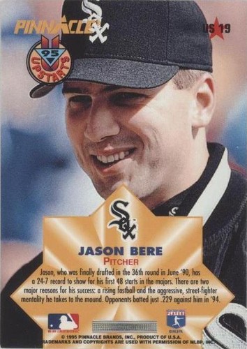 1995 Pinnacle - Jason Bere #US 19