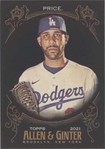 2021 Topps Allen & Ginter's X - David Price #278