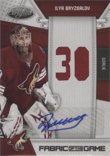 2010-11 Certified - Ilya Bryzgalov #IB