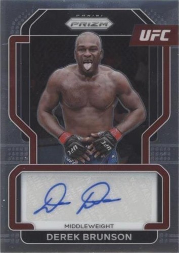 2022 Panini Prizm UFC - Derek Brunson #SG-DBR