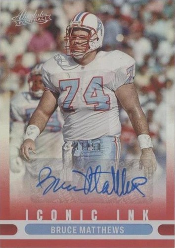 2022 Panini Absolute Bruce Matthews #II-BM