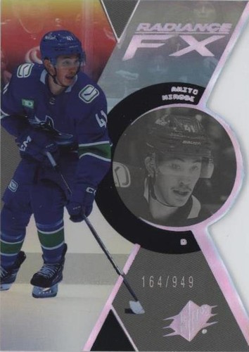 2023-24 AKITO HIROSE UPPER DECK SPX RADIANCE FX ROOKIE #RFX-74