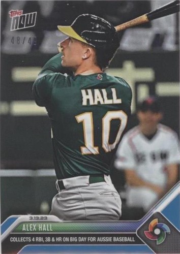 2023 Topps Now World Baseball Classic - Alex Hall #WBC-33
