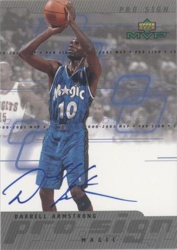 2000-01 Upper Deck MVP - Darrell Armstrong #DA