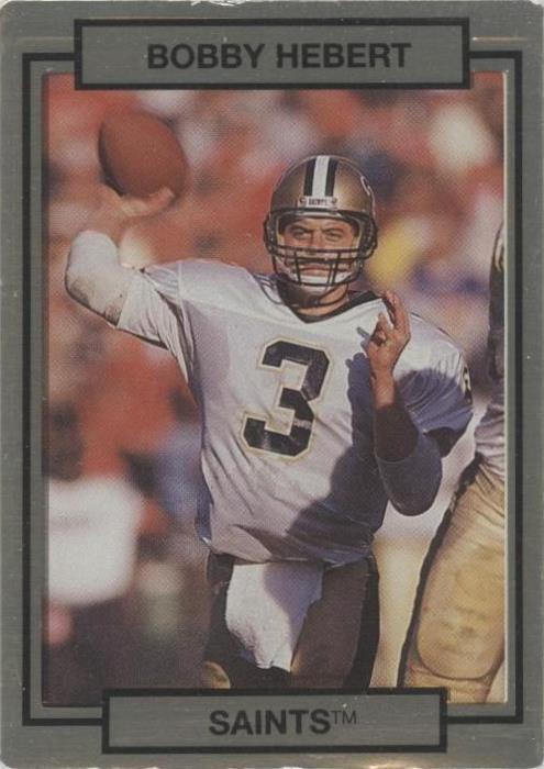 1990 Action Packed Bobby Hebert #172