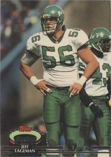 1992 Topps Stadium Club Jeff Lageman #90