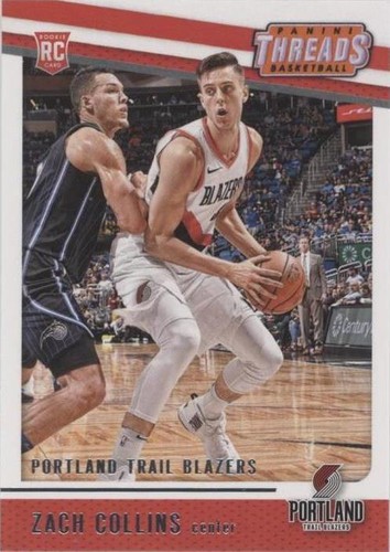 2017-18 Panini Threads - Zach Collins #75