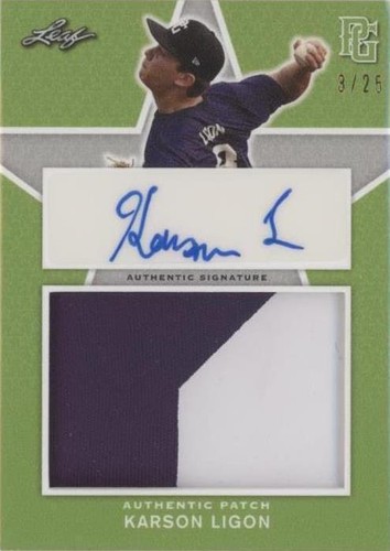 2020 Leaf Perfect Game National Showcase - Karson Ligon #PA-KL1