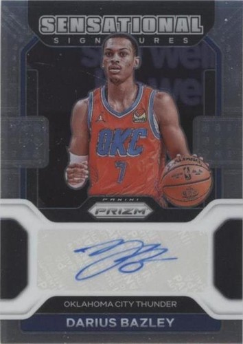 2021-22 Panini Prizm - Darius Bazley #SS-DBZ