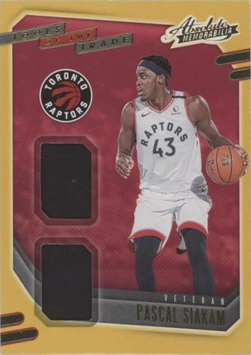 2020-21 Panini Absolute Memorabilia - Pascal Siakam #VT-SIA
