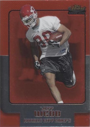 2006 Topps Finest Jeff Webb #106