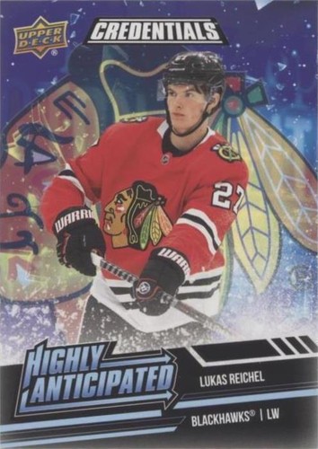 2022-23 Upper Deck Credentials - Lukas Reichel #HA-50