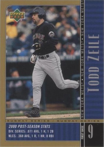 2000 Upper Deck Subway Series - Todd Zeile #NY19