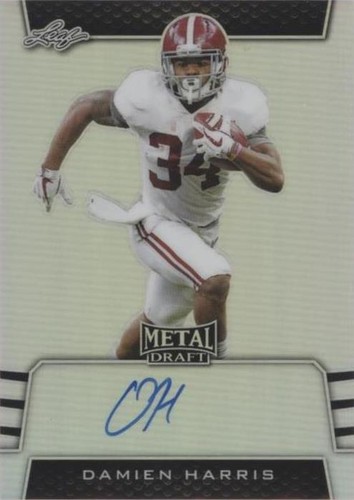 2019 Leaf Metal Draft Damien Harris #BA-DH1