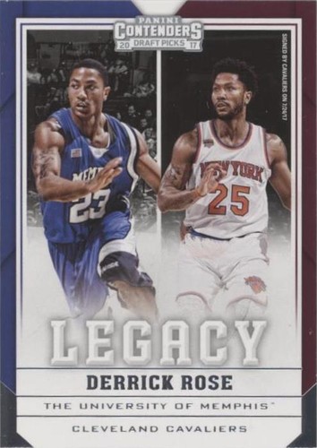 2017-18 Panini Contenders Draft Picks - Derrick Rose #8