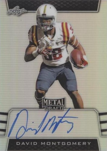 2019 Leaf Metal Draft David Montgomery #BA-DM1