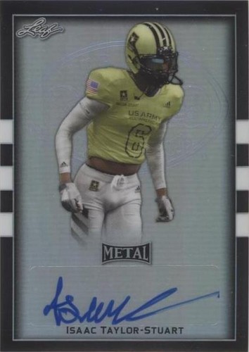 2018 Leaf Metal U.S. Army All-American Bowl Isaac Taylor-Stuart #BA-ITS