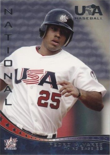 2007 USA Baseball - Pedro Alvarez #15