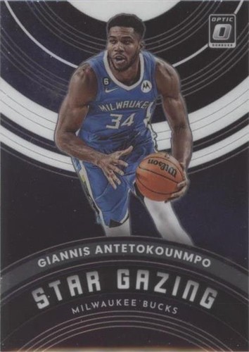 2022-23 Donruss Optic Giannis Antetokounmpo #75 Silver Prizm