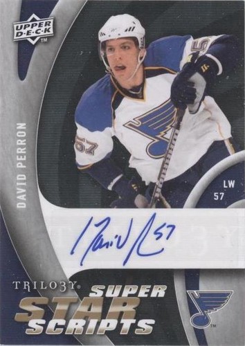 2009-10 Upper Deck Trilogy - David Perron #SS-DP
