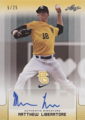 2017 Leaf Perfect Game National Showcase - Matthew Liberatore #BA-ML1