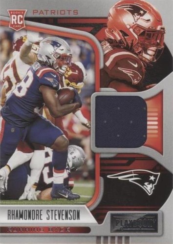 2021 Panini Playbook Rhamondre Stevenson #RMA-RST
