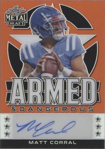 2022 Leaf Metal Draft Matt Corral #AD-MC2