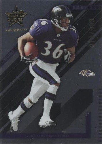 2004 Leaf Rookies & Stars Longevity B.J. Sams #106