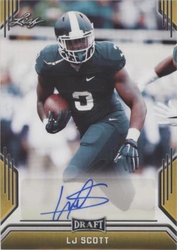 2019 Leaf Draft L.J. Scott #BA-LJS