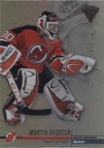 2001-02 Pacific Private Stock Titanium - Martin Brodeur #82