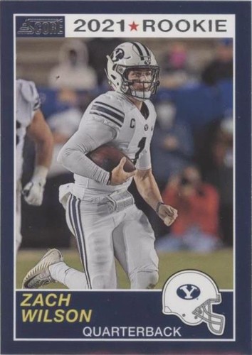 2021 Panini Chronicles Draft Picks Zach Wilson #61