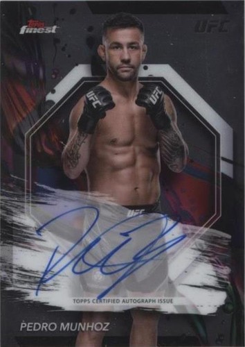 2024 Topps Finest UFC - Pedro Munhoz #FA-PMZ