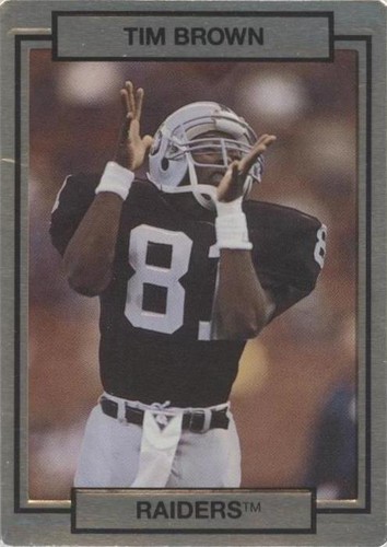 1990 Action Packed Tim Brown #124
