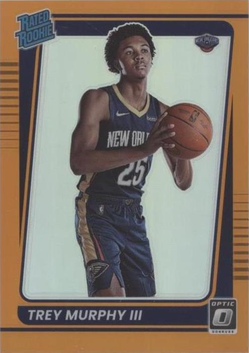 2021-22 Panini Donruss Optic Trey Murphy III Orange Prizm Rated Rookie #178 /199 RC