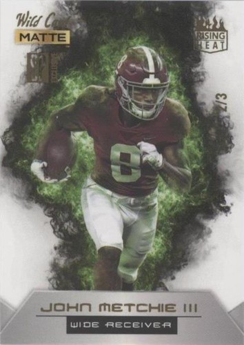 2022 Wild Card Matte SP Exclusive John Metchie III #RHN-11