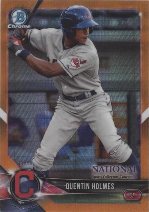 2018 Bowman Chrome National Convention - Quentin Holmes #BNR-QH