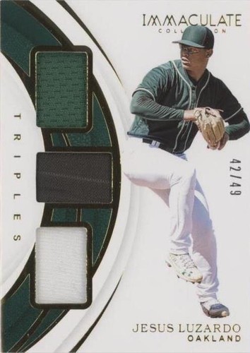 2019 Panini Immaculate Collection - Jesus Luzardo #IT-JL