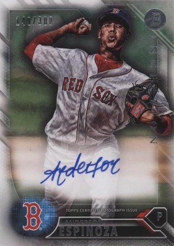 2016 Bowman Inception - Anderson Espinoza #IBPA-AE