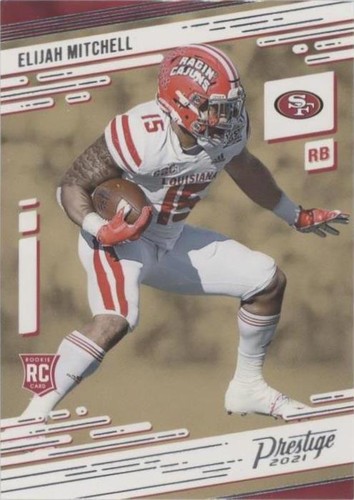 2021 Panini Prestige Elijah Mitchell #289