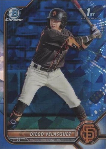 2022 Bowman Sapphire Edition - Diego Velasquez #BCP-110